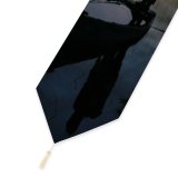 Yanfind Table Runner Backlit Serene Golden Afterglow Stand Scenery Ripples Peaceful Waters Boat Tranquil Canoe Everyday Dining Wedding Party Holiday Home Decor