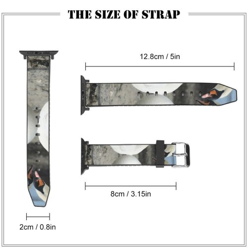yanfind Watch Strap for Apple Watch Swans Birds Love Beach Ireland Bird  Vertebrate Beak Ducks Geese Waterfowl Compatible with iWatch Series 5 4 3 2 1