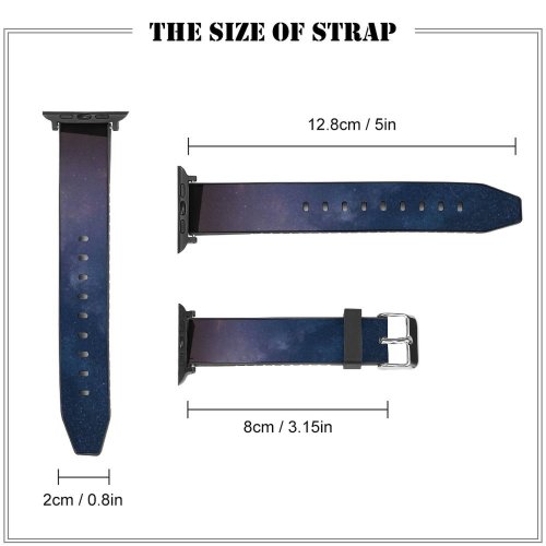 yanfind Watch Strap for Apple Watch Universe Galaxy Milky Sky Astrophotography Nebula Night Nervum Outer Space Compatible with iWatch Series 5 4 3 2 1