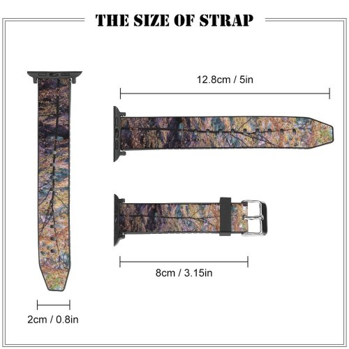 yanfind Watch Strap for Apple Watch Abies Tree Estrela Plant Fir Free Trunk Fall Portugal Stock Wallpapers Compatible with iWatch Series 5 4 3 2 1