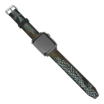 yanfind Watch Strap for Apple Watch Abies Pine Needle Plant Spruce Frost Branch Pictures Winter Grey Tree Compatible with iWatch Series 5 4 3 2 1