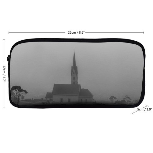 yanfind Pencil Case YHO Italians Images Monumento Imigrante Fog Catholic Building Morro Boa Wallpapers Sc Zipper Pens Pouch Bag for Student Office School