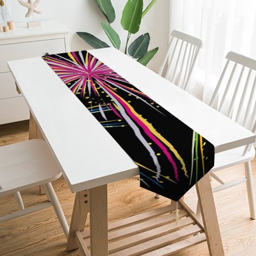 Yanfind Table Runner Light Silver Bokeh Glitter Grey Snow Xmas Abstract Shine Snowfall Defocused Decoration Everyday Dining Wedding Party Holiday Home Decor