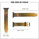 yanfind Watch Strap for Apple Watch Johannes Plenio Forest Autumn Road Light Atmosphere Fall Daytime Compatible with iWatch Series 5 4 3 2 1
