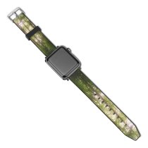 yanfind Watch Strap for Apple Watch Trees  Light England Devon Beams Rays  Tree Natural Landscape Sunlight Compatible with iWatch Series 5 4 3 2 1