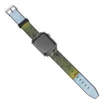 yanfind Watch Strap for Apple Watch Scenery Field Savanna Grass Rural Plant Outdoors Farm Wallpapers Land Grassland Compatible with iWatch Series 5 4 3 2 1