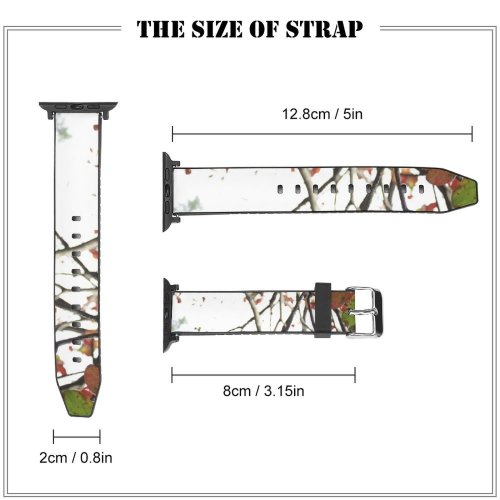 yanfind Watch Strap for Apple Watch Images Trunk Plant Pictures Leaf Maple Tree Free Compatible with iWatch Series 5 4 3 2 1