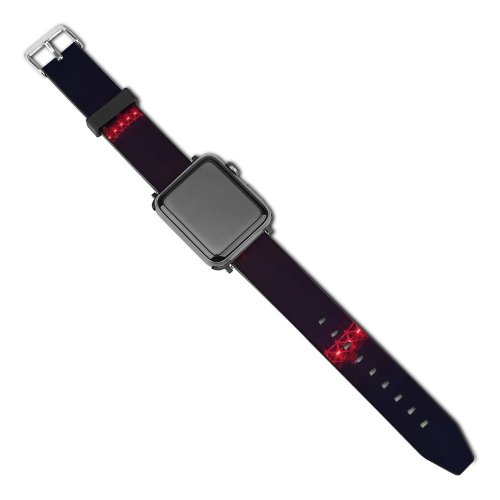 yanfind Watch Strap for Apple Watch Black Dark London  Ferris Wheel Tourist Attraction Night Illuminated Compatible with iWatch Series 5 4 3 2 1