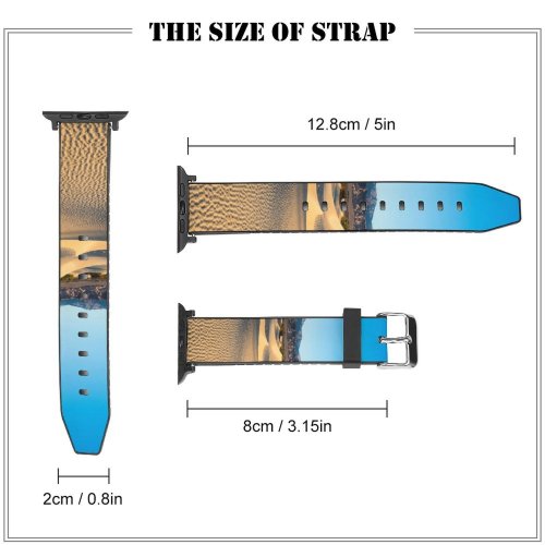 yanfind Watch Strap for Apple Watch Youen California Death Valley Dessert California Sand Dunes Sky  Range Sunrise Compatible with iWatch Series 5 4 3 2 1