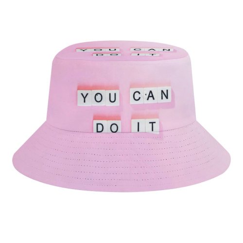 yanfind Adult Fisherman's Hat Sincerely Media Quotes You Can Do Girly Motivational Popular Quotes Letters Fishing Fisherman Cap Travel Beach Sun protection