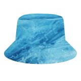 yanfind Adult Fisherman's Hat Images W Ocean Freezing Trail Vibes Wallpapers Sea Waves Juneau Teal Outdoors Fishing Fisherman Cap Travel Beach Sun protection