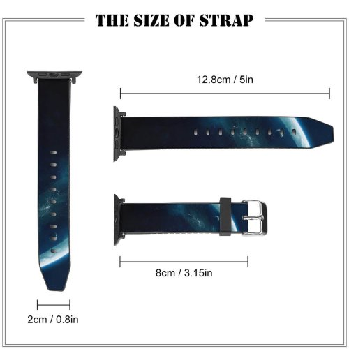 yanfind Watch Strap for Apple Watch Vadim Sadovski Space Deep Space  Planets Crater Universe Compatible with iWatch Series 5 4 3 2 1