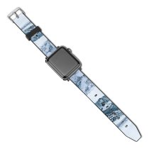yanfind Watch Strap for Apple Watch Island Gullfoss Pictures Outdoors Stock Grey Snow  Free Compatible with iWatch Series 5 4 3 2 1