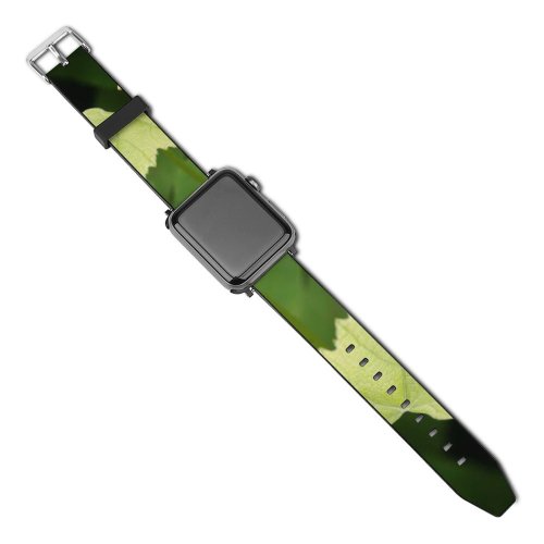 yanfind Watch Strap for Apple Watch  Leaf Grape Grapes Leaves Wine Flower Plant Tree Thimbleberry Flowering Vitis Compatible with iWatch Series 5 4 3 2 1