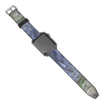 yanfind Watch Strap for Apple Watch Waterfall  Resources Watercourse Vegetation Natural Landscape Compatible with iWatch Series 5 4 3 2 1