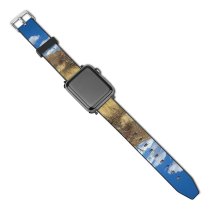 yanfind Watch Strap for Apple Watch Savanna Countryside Utah Mound Montains PNG Grassland Outdoors Wasatch Cascade Springs Compatible with iWatch Series 5 4 3 2 1