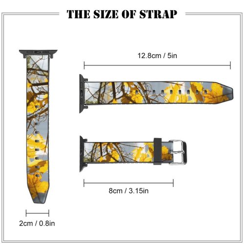 yanfind Watch Strap for Apple Watch Invertebrate Plant Domain Insect Pictures Bee Tree Maple Public Autumn Honey Compatible with iWatch Series 5 4 3 2 1