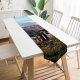 Yanfind Table Runner Highland Natural Wilderness Landscape Mountain Sky Home Classic Valley Landforms Farm Farmstead Everyday Dining Wedding Party Holiday Home Decor