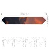 Yanfind Table Runner Landscape Peak Sunrise Pictures Outdoors Dawn Grey Sunset Free Range Art Everyday Dining Wedding Party Holiday Home Decor