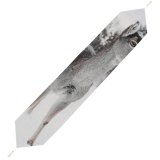 Yanfind Table Runner Frozen Freezing Deer Frost Wild Frosty Winter Outdoors Woods Icy Ice Wildlife Everyday Dining Wedding Party Holiday Home Decor