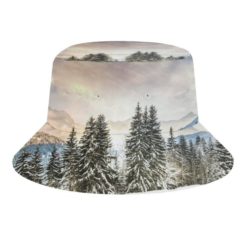 yanfind Adult Fisherman's Hat Robin Kamp Mount Eggli Swiss Alps Mountain Range Snow Covered Winter Snowy Fishing Fisherman Cap Travel Beach Sun protection