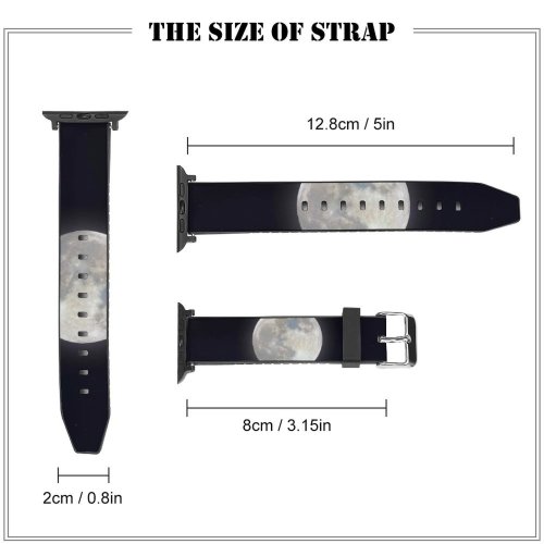 yanfind Watch Strap for Apple Watch Andrew McCarthy Space Black Dark Super Snow Compatible with iWatch Series 5 4 3 2 1