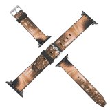 yanfind Watch Strap for Apple Watch Autumn Road Sunlight Morning Foggy Forest Path Compatible with iWatch Series 5 4 3 2 1