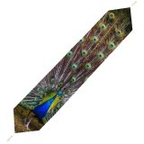 Yanfind Table Runner Paul Carmona Peacock Grass Beautiful Feathers Bird Trees Colorful Everyday Dining Wedding Party Holiday Home Decor