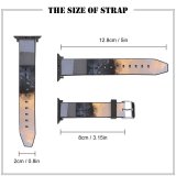 yanfind Watch Strap for Apple Watch Winter Cloud Lake Landscape Sunset Sky Morning Winter Natural Freezing Atmospheric Snow Compatible with iWatch Series 5 4 3 2 1