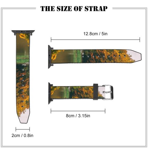 yanfind Watch Strap for Apple Watch Abies Plant Forest Россия Pictures Outdoors Tree Fir Free Falls Maple Compatible with iWatch Series 5 4 3 2 1
