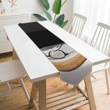Yanfind Table Runner Blur Focus Writings Eyewear Words Books Read Depth Literature Field Papers Pages Everyday Dining Wedding Party Holiday Home Decor
