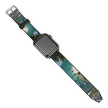 yanfind Watch Strap for Apple Watch Abies Pine Plant Creative Spruce Pictures Outdoors Grey Tree Fir Lake Compatible with iWatch Series 5 4 3 2 1