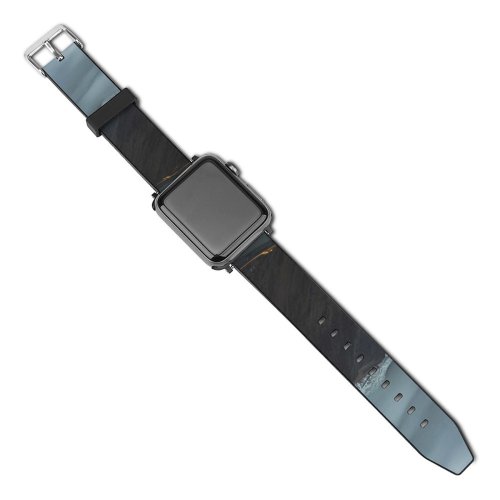 yanfind Watch Strap for Apple Watch United Landscape Peak Snowdon Domain Caernarfon Slope Pictures Outdoors Grey Nervum Compatible with iWatch Series 5 4 3 2 1