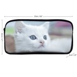 yanfind Pencil Case YHO Lovely Images Wallpapers Pictures Pet Kitten Angora Stock Free Cute Cat Zipper Pens Pouch Bag for Student Office School