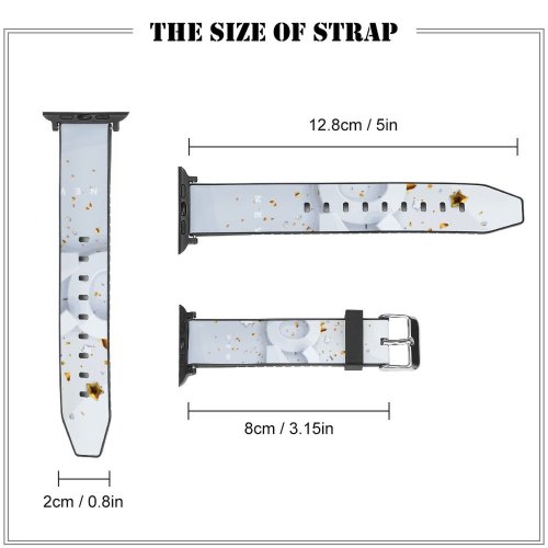 yanfind Watch Strap for Apple Watch Celebrations Year Ribbons Party  Sparkling Happy Compatible with iWatch Series 5 4 3 2 1