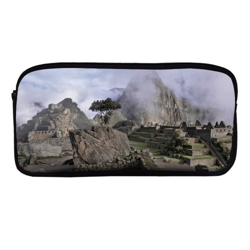 yanfind Pencil Case YHO Ruins Peru Images Castle Ruin Building HQ Landscape Public Wallpapers Fantasy Architecture Zipper Pens Pouch Bag for Student Office School