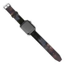 yanfind Watch Strap for Apple Watch Abies Silhouette Dolomites Tree Sky Wood  Pine Plant Fir Spruce Compatible with iWatch Series 5 4 3 2 1
