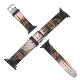 yanfind Watch Strap for Apple Watch Burj Khalifa Dubai United Arab Emirates Sunrise Highway Junction Skyscrapers High Rise Compatible with iWatch Series 5 4 3 2 1