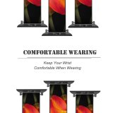 yanfind Watch Strap for Apple Watch Comfreak Flowers Dark Tulips Spring Colorful Compatible with iWatch Series 5 4 3 2 1