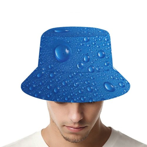 yanfind Adult Fisherman's Hat Droplets Drops Fishing Fisherman Cap Travel Beach Sun protection