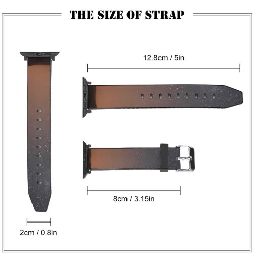 yanfind Watch Strap for Apple Watch Universe Galaxy Sky Scape  Wales Wentworth Night Domain Outer Space Compatible with iWatch Series 5 4 3 2 1