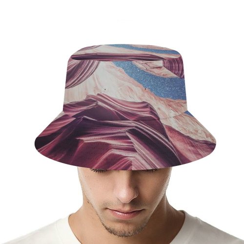 yanfind Adult Fisherman's Hat Grafixart Lower Antelope Canyon Starry Sky Night Arizona USA Fishing Fisherman Cap Travel Beach Sun protection