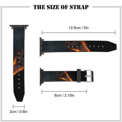 yanfind Watch Strap for Apple Watch Invertebrate Widow Arachnid  Domain Insect Pictures  Fire Burn Garden Compatible with iWatch Series 5 4 3 2 1