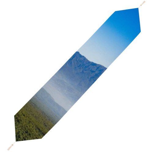 Yanfind Table Runner Landscape Peak Countryside Tengchong Pictures Outdoors Stock Free Range Mountain Everyday Dining Wedding Party Holiday Home Decor