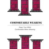 yanfind Watch Strap for Apple Watch Wesley Tingey Brick Wall Magenta Bricks Gradients Compatible with iWatch Series 5 4 3 2 1