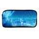 yanfind Pencil Case YHO RicoDZ Fantasy Girl Dream Snowfall Cityscape Winter Atmosphere Girly Zipper Pens Pouch Bag for Student Office School