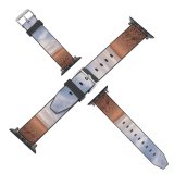yanfind Watch Strap for Apple Watch Karan Gujar Evening Dusk Landscape Dry Fields Compatible with iWatch Series 5 4 3 2 1