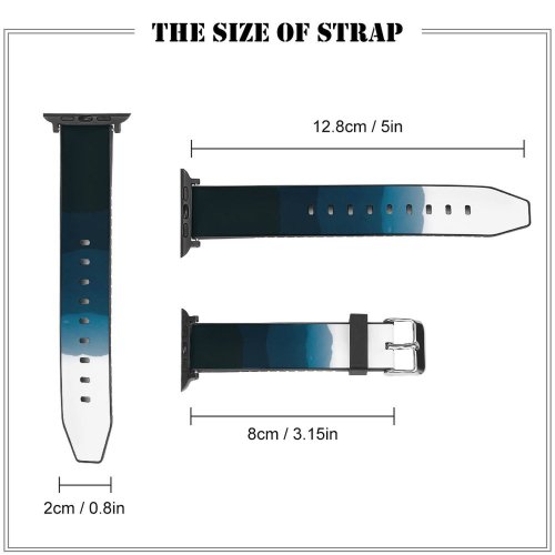yanfind Watch Strap for Apple Watch United Peak Countryside Wilderness Pictures Outdoors Free Range Mitchell Plateau States Compatible with iWatch Series 5 4 3 2 1
