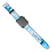 yanfind Watch Strap for Apple Watch Vivid Transparent Flush Bottle Shed Dye Fluid Liquid Vibrant Drop Aqua Resources Compatible with iWatch Series 5 4 3 2 1