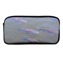 yanfind Pencil Case YHO Carp Outdoors Fish Summer Tail Bony Swim Spring Organism Fish Warm Zipper Pens Pouch Bag for Student Office School